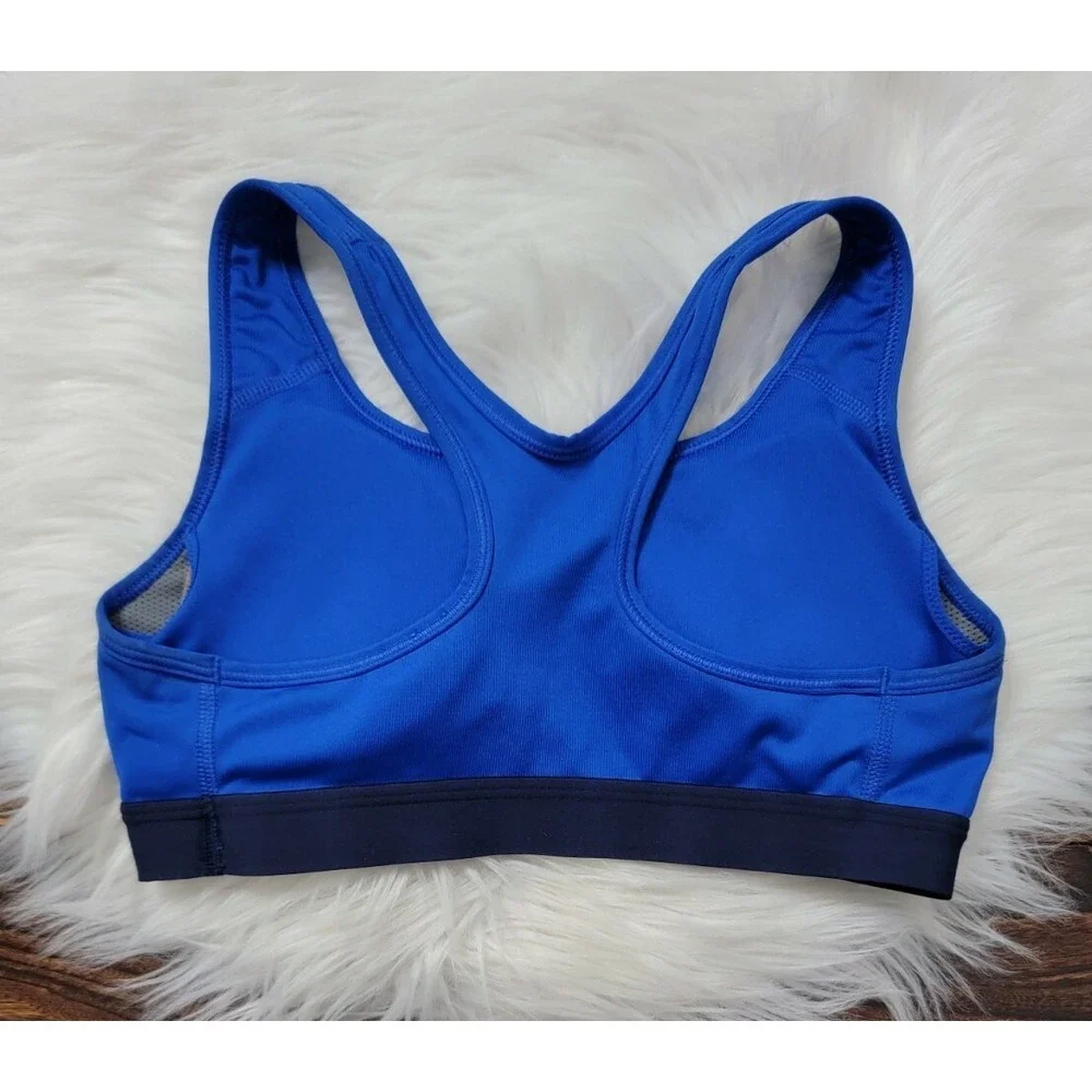 NIKE Dri-Fit  Racerback Sports Bra Women's size Small Blue